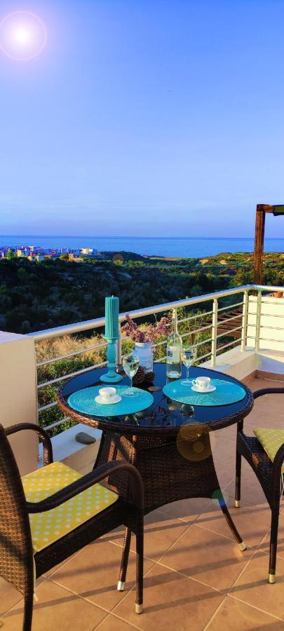 The Seaterra Reserve Penthouse With Mountains&Seaviews And Rooftop Terrace Akanthou Екстер'єр фото